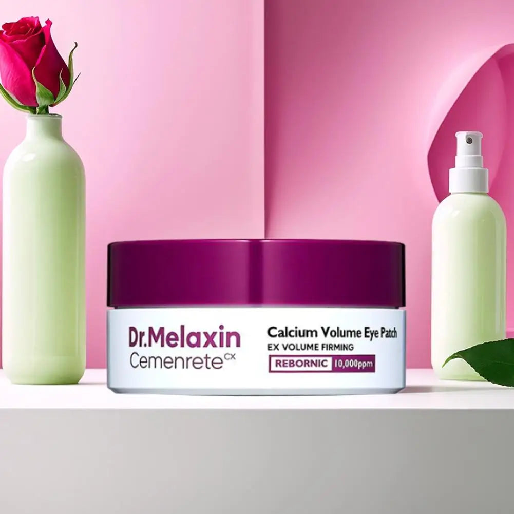 Dr.Melaxin Calcium Hydroxyapatite Hydrogel Eye Patches 60 Patches Deeply Nourishes Improves Elasticity Around The Eyes Reduces