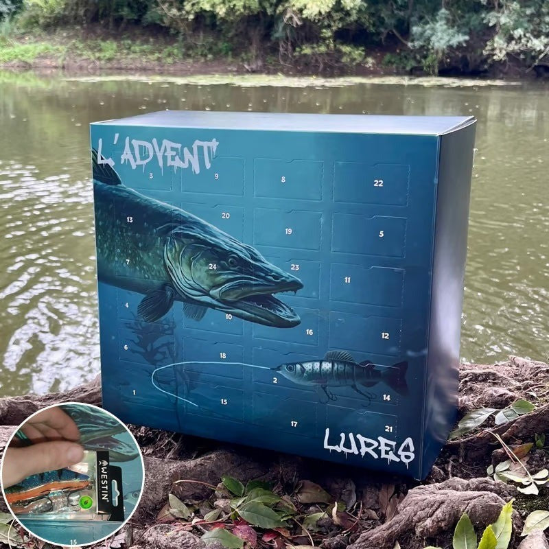 Parker L'ADVENT'LURES Christmas fishhook Blind Box arrives at Calendar Fishing