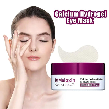 Dr.Melaxin Calcium Hydroxyapatite Hydrogel Eye Patches 60 Patches Deeply Nourishes Improves Elasticity Around The Eyes Reduces